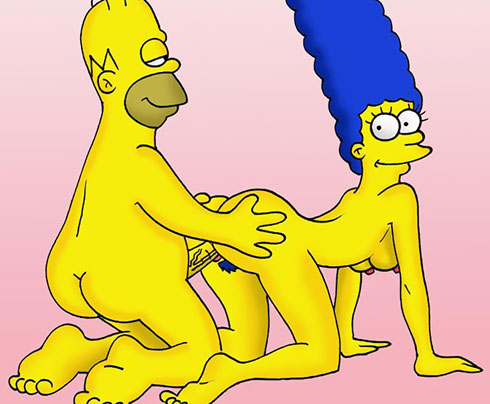 Homer and Marge fucking
