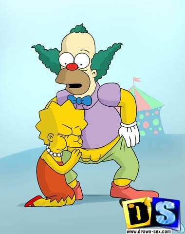 Lisa giving blowjob